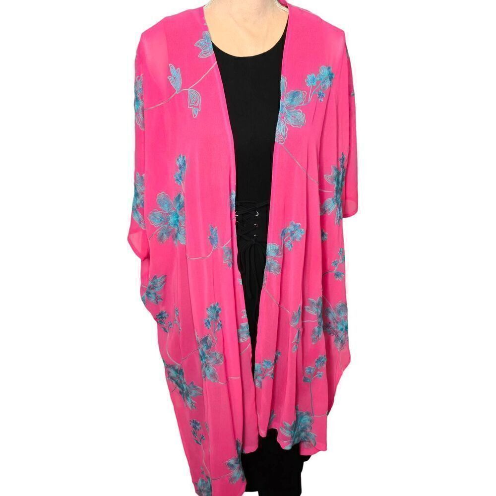 Gianni Bini Embroidered Kimono - Picture 3 of 5